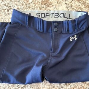 Under Armour Kids' Blue Softball Pants